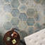 Kalay 9" Hexagon Polished Porcelain Tile-189182013