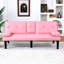 Canapé-lit convertible en cuir PVC-750419763