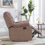 Fauteuil inclinable manuel rembourré de 38 po de largeur Jerneshia-116649119
