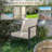 Outdoor Wicker Chair With Metal Frame, Cushions-1284916717