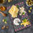Ambesonne Geometric Tempered Glass Cutting Board Opposing Concept Multicolor
