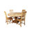Hurless Round Solid Wood Dining Table-184616584