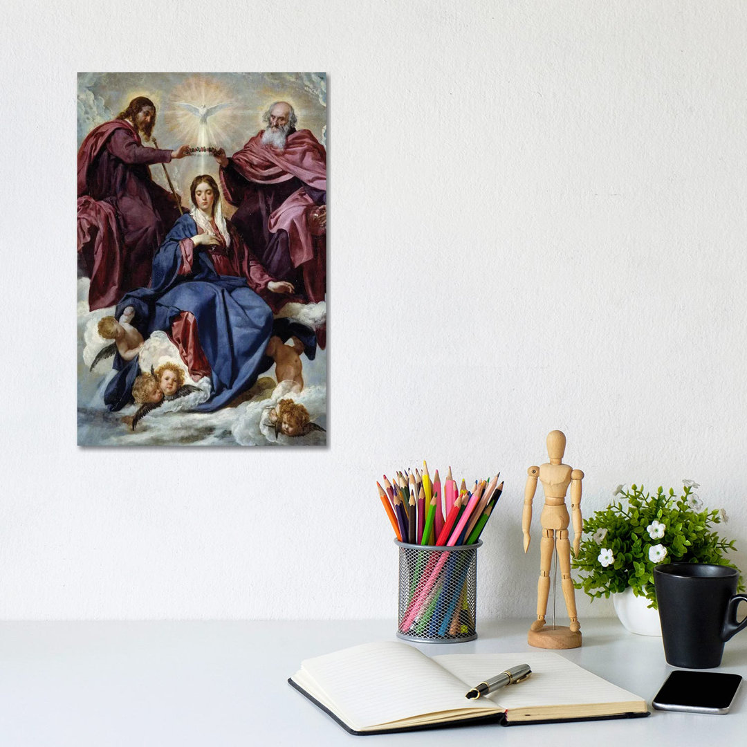The Coronation Of The Virgin, 1645 by Diego Rodriguez De Silva Y Velazquez - Wrapped Canvas Print