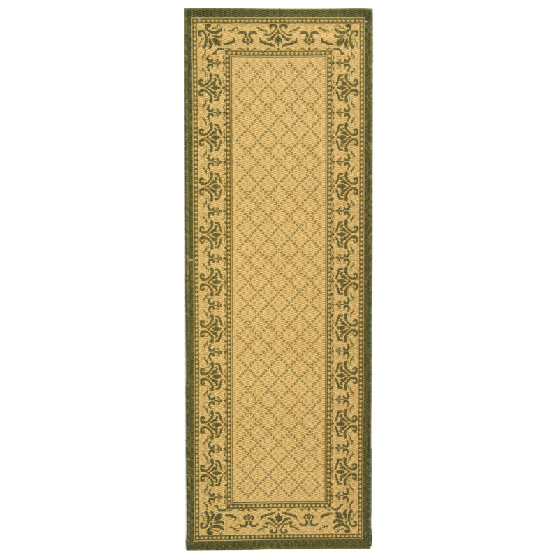 Saboun Performance Oriental Indoor/Outdoor Area Rug, Runner 2'3" x 6'7"