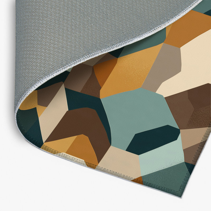 Cubic Plateaus Indoor And Outdoor Area Rug, Rectangle 2' x 3'