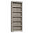 6-Tier Farmhouse Bookcase with Adjustable Shelves, Floor Standing Open Display Storage Rack, Anti-Slip Design-522821313-522821374