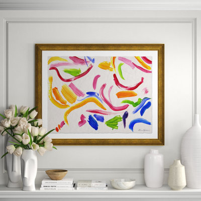 «Volupte Series I» par Dana Gibson - Peinture encadrée sur papier