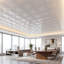 Tuile de plafond économique en PVC blanc-80834522-98619818