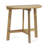 Natural Wood Bistro Table, Foldable For Effortless Storage Half-Round Design, Functionality