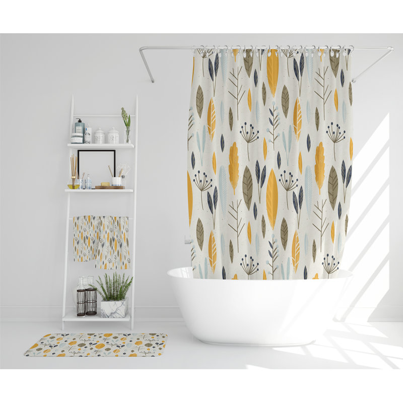Nashima Polyester Shower Curtain Set