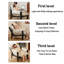 Fauteuil d'appoint réglable en bois massif