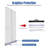 Yescom Freestanding Tabletop Banner Stand with Retractable Stand