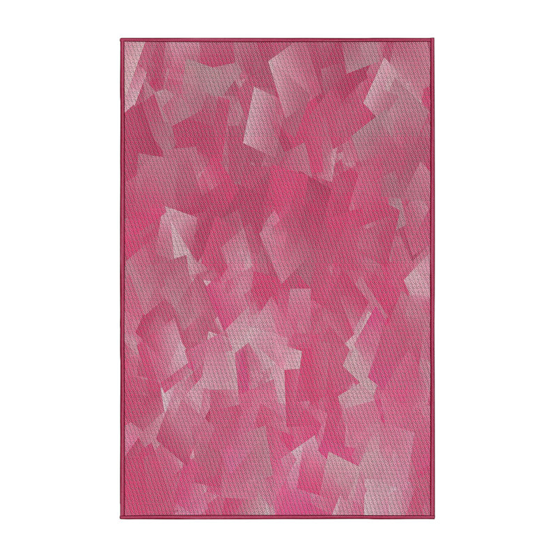 Tapis décoratif vert Bonda, Rectangle 6 pi x 9 pi