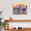 «Bungalow Rose» Nim Cat2 par Noemi Ibarz, art mural sur toile-1432851967