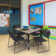 Kee Mobile Square Breakroom Table and Chair Set