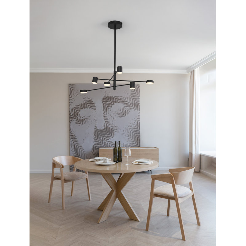 NORDIK - Light Black LED Pendant, 6