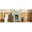Meuble-lavabo 36 po avec lavabo en céramique, structure en bois massif, portes à fermeture douce, tablettes réglables, 3 tiroirs, y compris un tiroir à double profondeur pour le rangement du sèche-cheveux