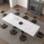 Siège de table de salle à manger extensible 78,74 po à 110,23 po-122425493
