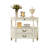 White Solid Wood Console Table-231280470