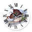 Oiseaux australiens rétro vintage - horloge murale traditionnelle-60282019