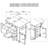 Silvain Transitional Natural Brown And White Kitchen Cart