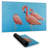 Group of flamingos - 14.00"x24.25" Desk mat