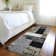 Premium Machine Washable Prisco Black Rug
