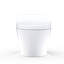 TOTO® WASHLET®+ AP Wall-Hung Elongated Toilet and WASHLET S5 and DuoFit® In-Wall 0.9 and 1.28 GPF Dual-Flush Tank System, Matte Silver - CWT4263446CMFG#MS