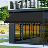 Metal And Polyester Retractable Awning