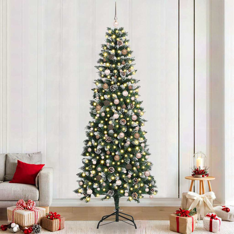 7.87' H Lighted Artificial Christmas Tree