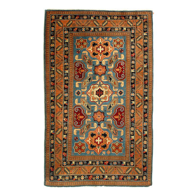 Fine Hand Knotted Antique Turkish Kazak 2'9" X 4'6"