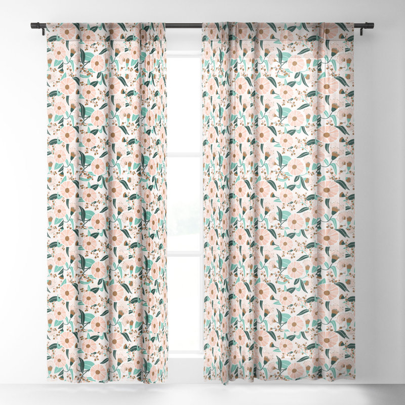 Ensemble de 2 rideaux transparents Heather Dutton Madelyn, L 50 po x L 96 po