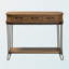 Console Serene à 3 tiroirs au fini brun et noir, H 31,71 po x l 42,68 po x P 15,2 po