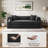 Sofa-in-a-Box, Convertible Sleeper Sofa Bed, Memory Foam 3-Seater Couch,No Installation & Easy to Transport, Deep Seat Modern Sofa with Corduroy Fabric, Couch for Living Room, Bedroom, Apartment, Home Office,-1614710060