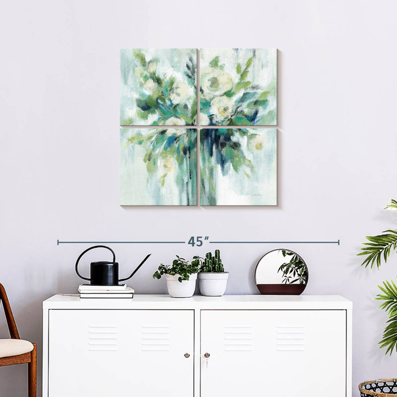Vase de fleurs, H 26 po x l 26 po