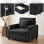 Fauteuil d'appoint convertible 3 en 1, fauteuil-lit multifonctionnel pour petits espaces-132395521
