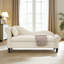 Chaise longue moderne en velours avec rangement caché-129756515