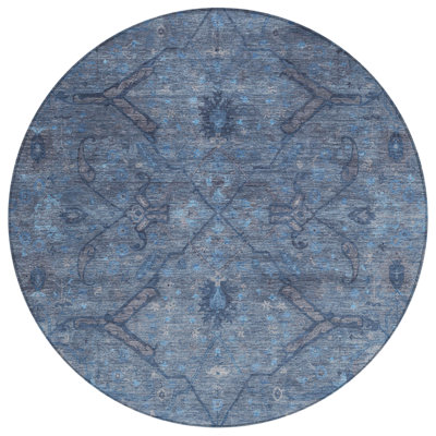 Machine Washable Indoor/Outdoor Chantille ACN2299 Global Rug