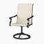 Ensemble de 2 fauteuils d'extérieur modernes en maille respirante avec dossier profilé, pour terrasses et vérandas-1129566988
