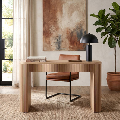 Bureau rectangulaire en bois massif de 47,5 po Carter