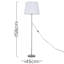 Bekbele 158cm Traditional Floor Lamp-40321372-40321379-40500028