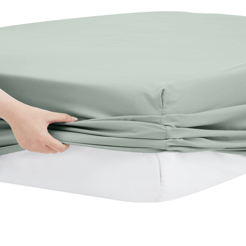 Modern Threads 6-Piece Bed Sheet Set, Deep Pocket, Ultra Soft Microfiber, Cool & Breathable, Aloe