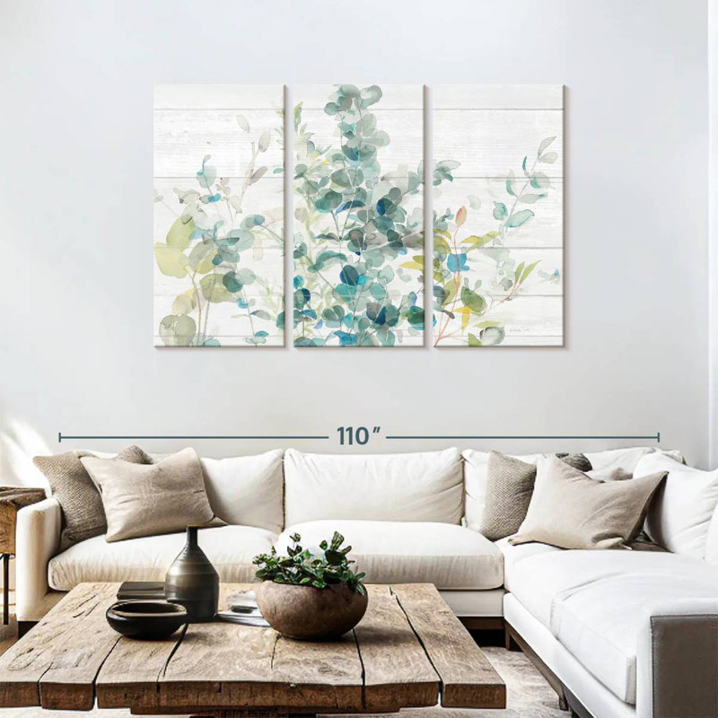 Harnek apaisant eucalyptus I, H 48 po x l 74 po