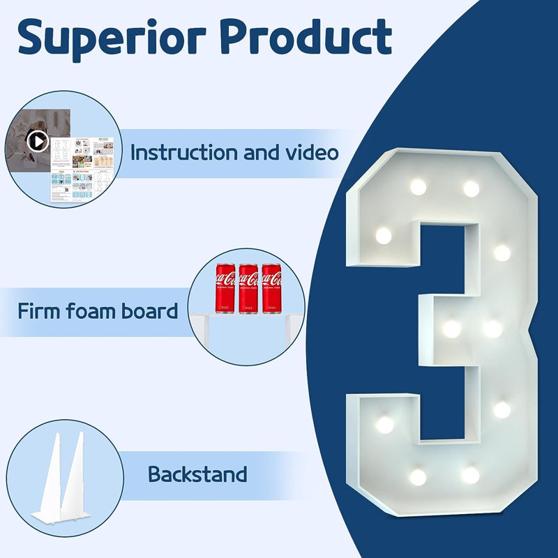 Bruen 43.2'' Marquee Sign