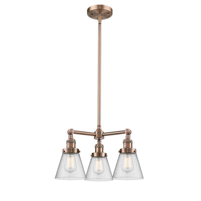 Lustre classique à 3 lumières Seaham