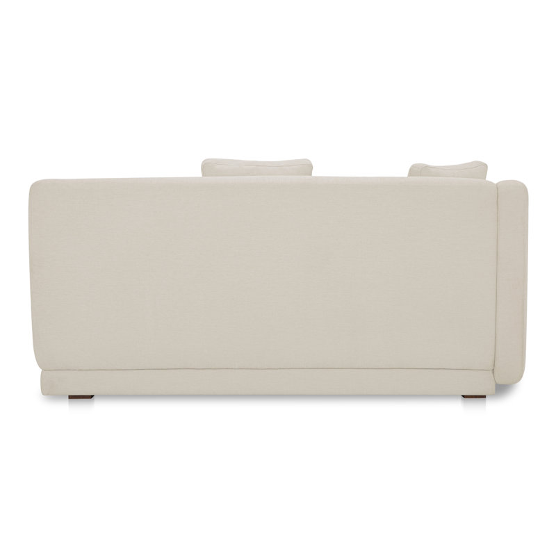 Fraser Left Arm Facing Sofa Deep Blue, White