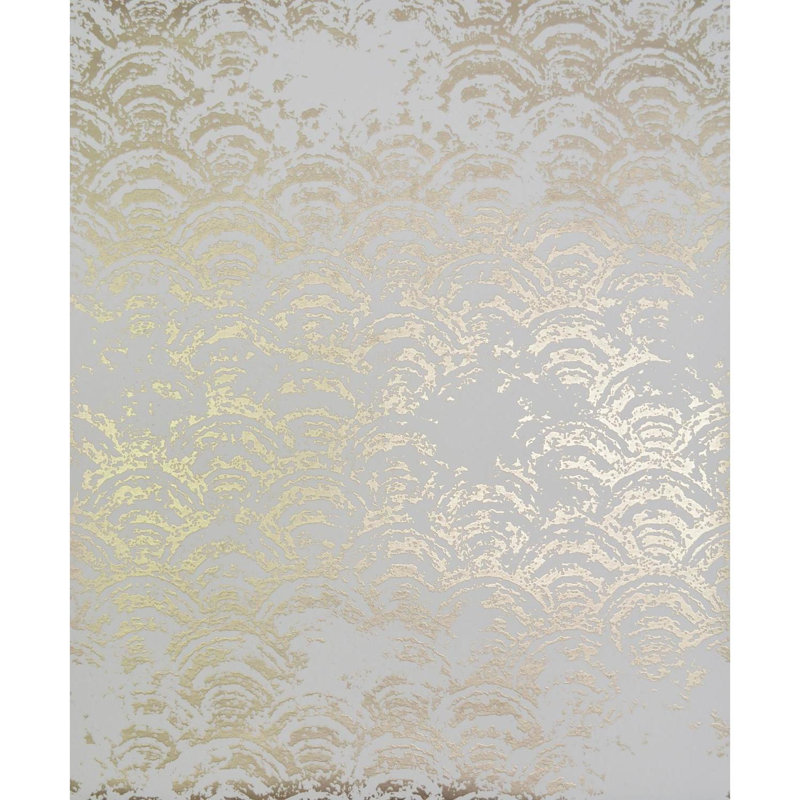 Antonina Vella Modern Metals Double Roll, White/Gold