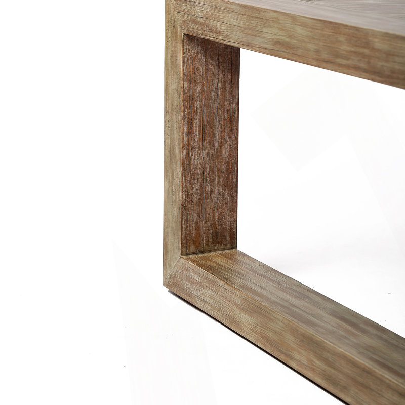 Table basse d'extérieur en bois d'eucalyptus Adasai