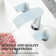8 in. Widespread Double Handle Waterfall Bathroom Sink Faucet with Pop Up Drain