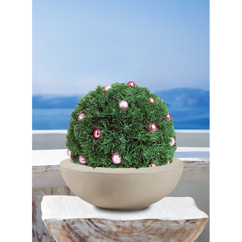 Stoneware Decorative Bowl 1, 7.5" H x 20.5" W x 20.5" D